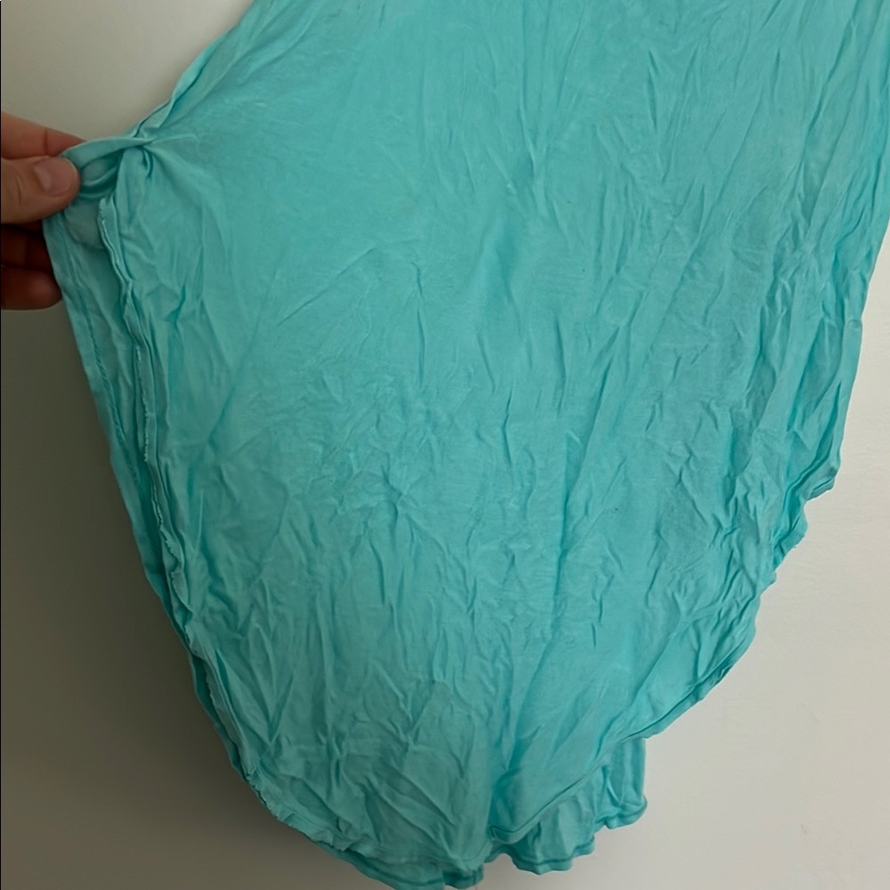 Turquoise Racerback Tank Top - Picture 3 of 4